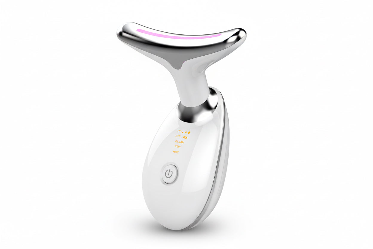 EMS Thermal Neck Lifting And Tighten Massager Electric Microcurrent Wrinkle Remover